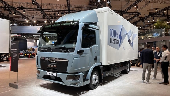 Nuevo camión eléctrico MAN eTGL presentado en la IAA Transportation