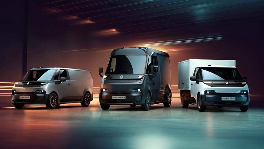 Estafette, Goelette y Trafic E-Tech de Renault