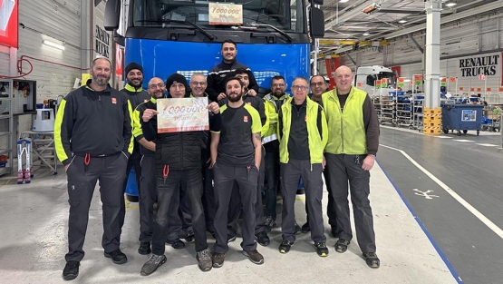 La planta de Renault Trucks en Bourg-en-Bresse fabrica su camión número un millón