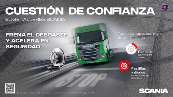 Campaña de revisión y cambio de frenos de Scania