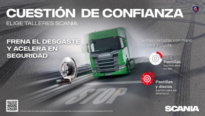 Scania refuerza la seguridad con su campaña de revisión y cambio de frenos