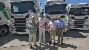 Noriega Grupo Logístico amplía su flota con 10 nuevos vehículos Scania V8