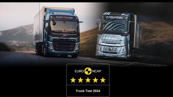 Volvo Trucks alcanza cinco estrellas en seguridad según Euro NCAP