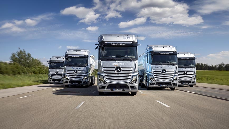 Camión propulsado por hidrógeno de Daimler Trucks