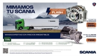 Scania lanza la campaña de servicios con descuentos en alternador y motor de arranque