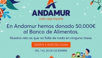 Donación Andamur al Banco de Alimentos